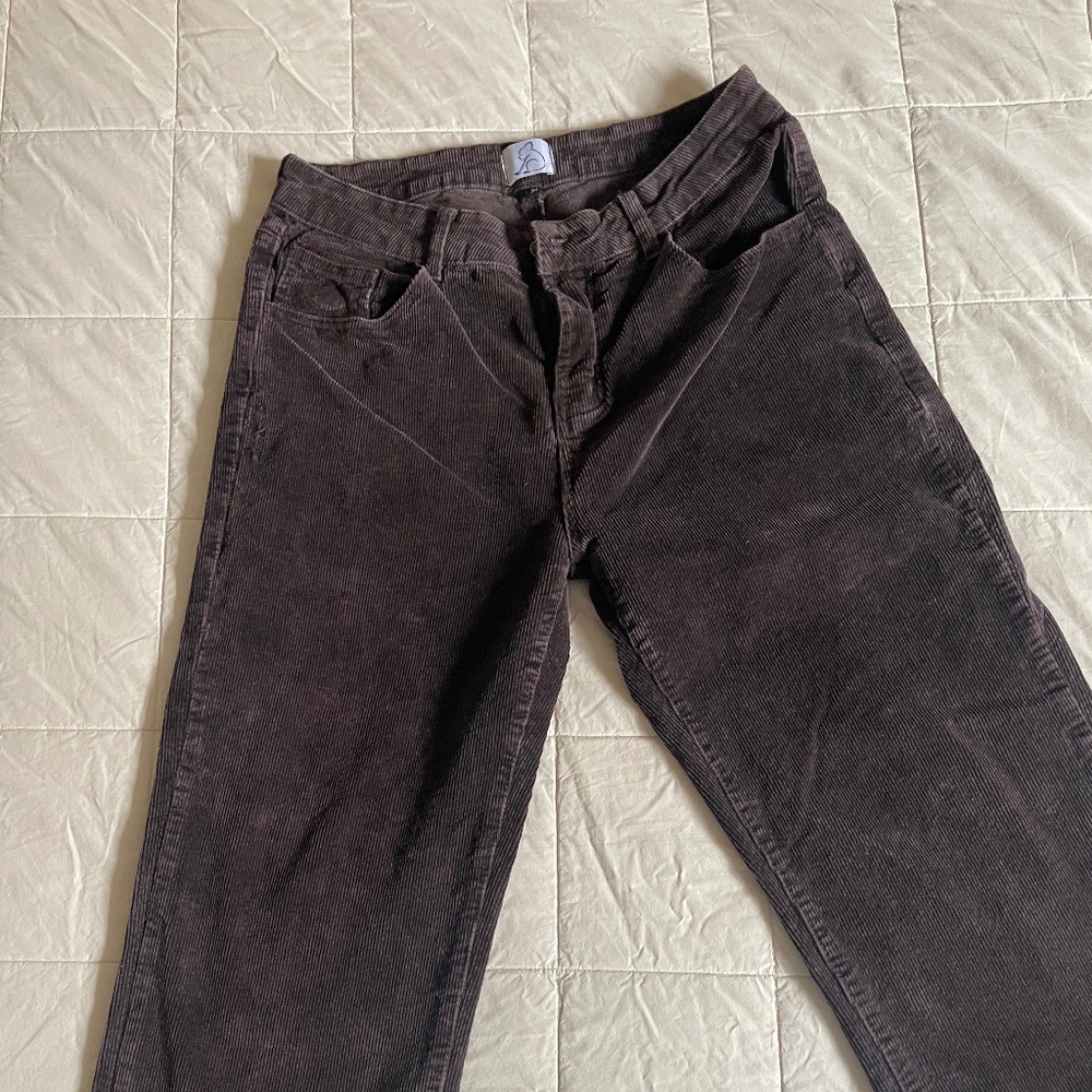 Kuwalla Tee Men's Corduroy Straight Leg pants - Brown - M30